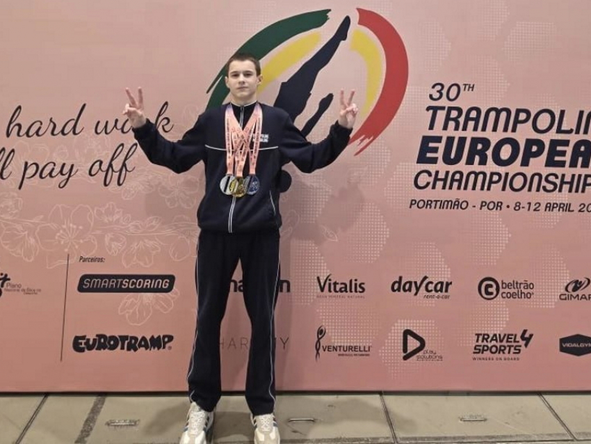«Невероятно мощный и стабильный результат»: батутист из Таганрога взял третью медаль на чемпионате Европы