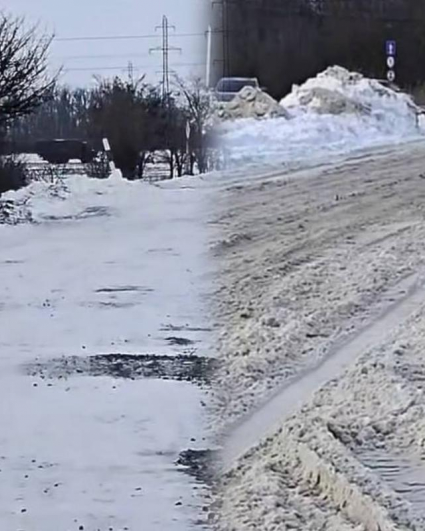 Председатель СНТ «Металлург-1» показал контрастную чистку дорог от снега