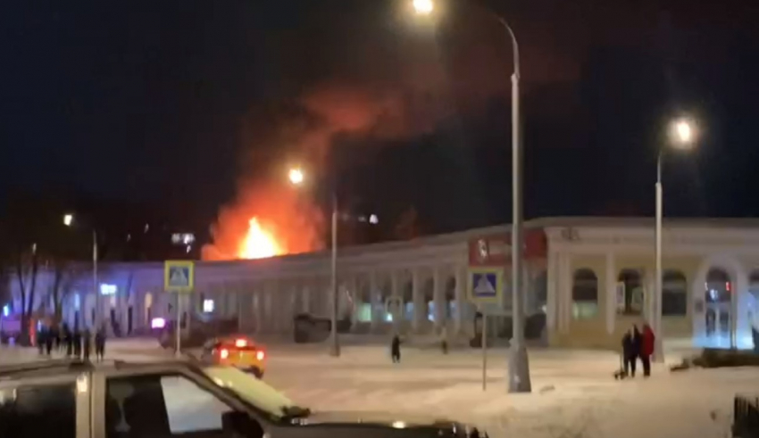 Во время пожара в Таганроге погиб человек