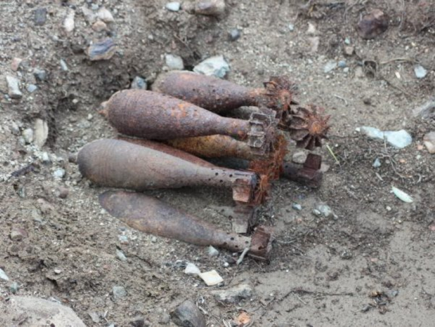 В Куйбышевском районе найдены и уничтожены 16 минометных снарядов времен ВОВ