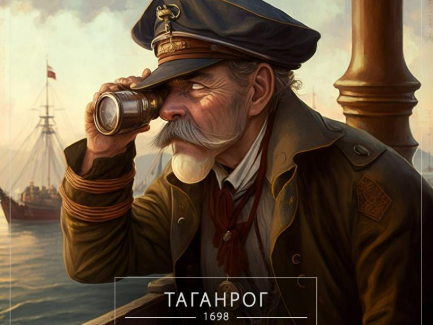Отважный капитан – нейросеть создала образ Таганрога