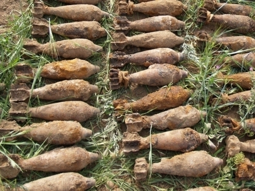 Недалеко от Таганрога нашли 44 мины и девять снарядов