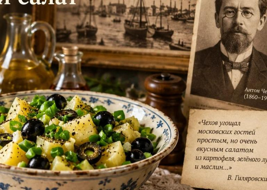Таганрогский салат: чем Чехов угощал московских гостей