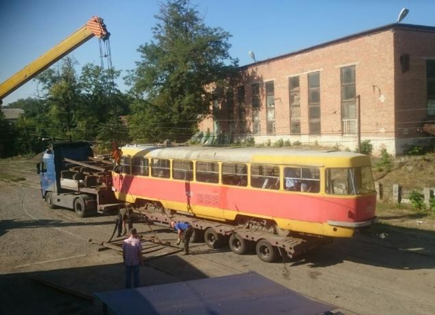 В Таганрог «приехал» волгоградский ретро-трамвай для съемок в фильме Тодоровского