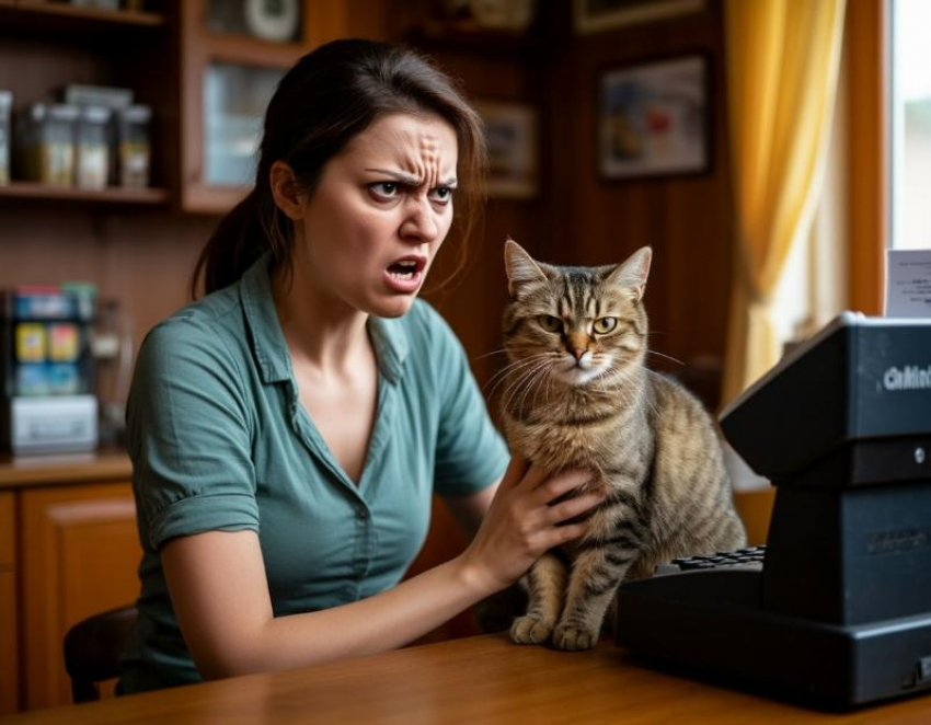 Кассирша-кошатница из Таганрога чуть не покусала женщину, которая не успевала на маршрутку