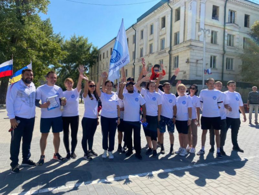 Сотрудники таганрогского Водоканала  приняли участие в городской легкоатлетической эстафете и заняли 2-е место