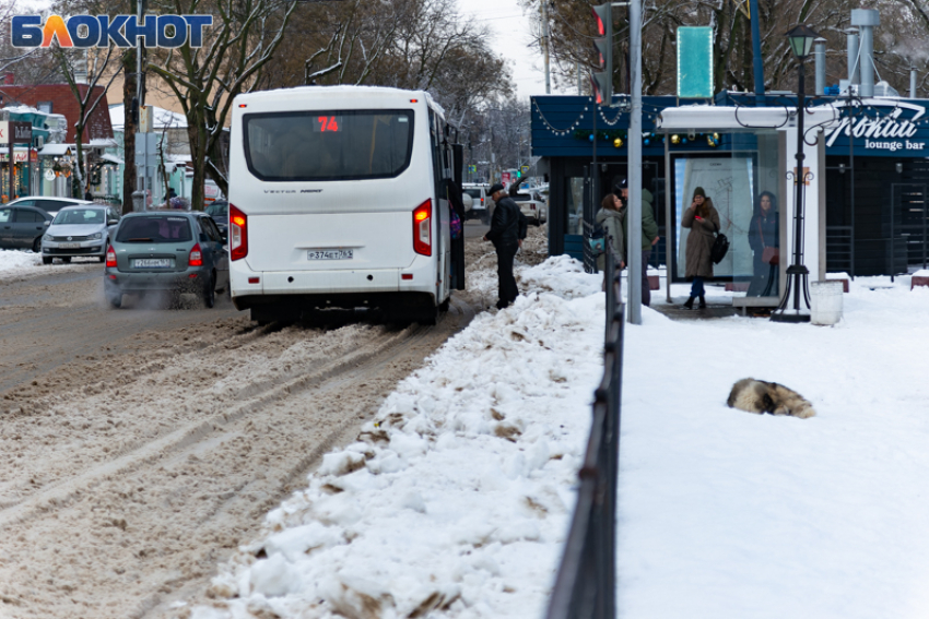 «Дорога чистая, а маршруток нет»: жители Таганрога возмущены срывом движения в Порт