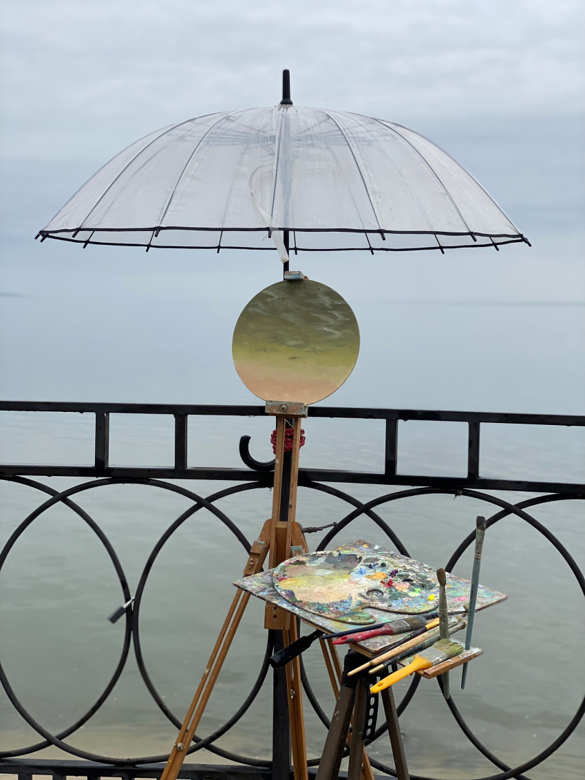  «С золотым свечением": таганрогский художник Ермолаев проводит время «Наедине с миром"