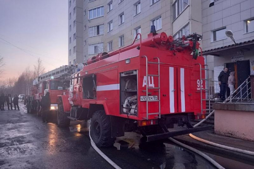 Во время пожара в Таганроге погиб мужчина 