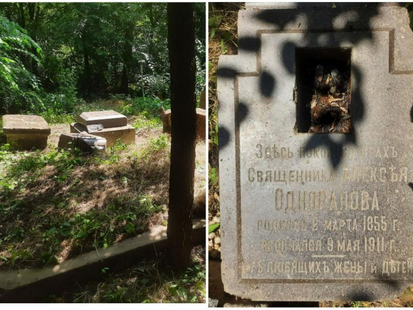 Уникальное Старое кладбище Таганрога: могила священника Алексея Одноралова