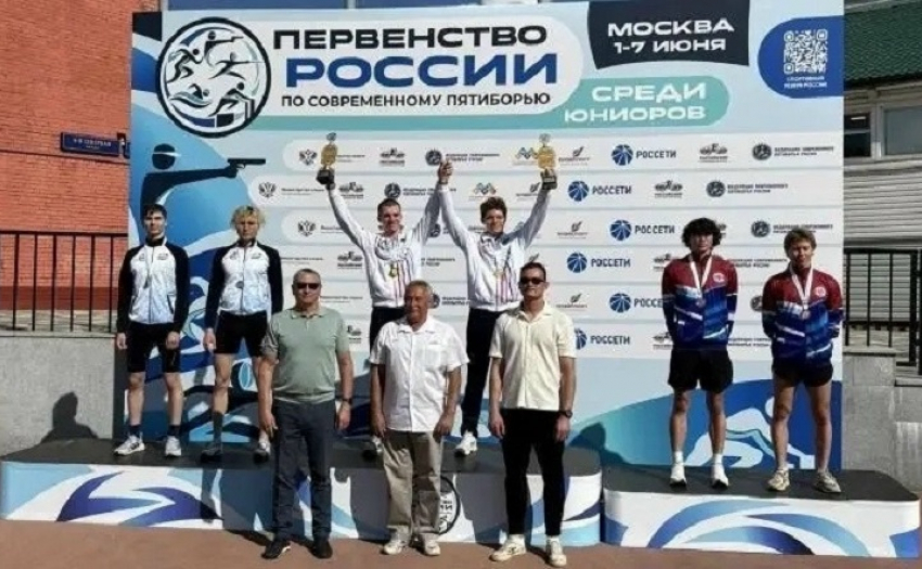 Таганрогский дуэт выиграл первенство России по современному пятиборью