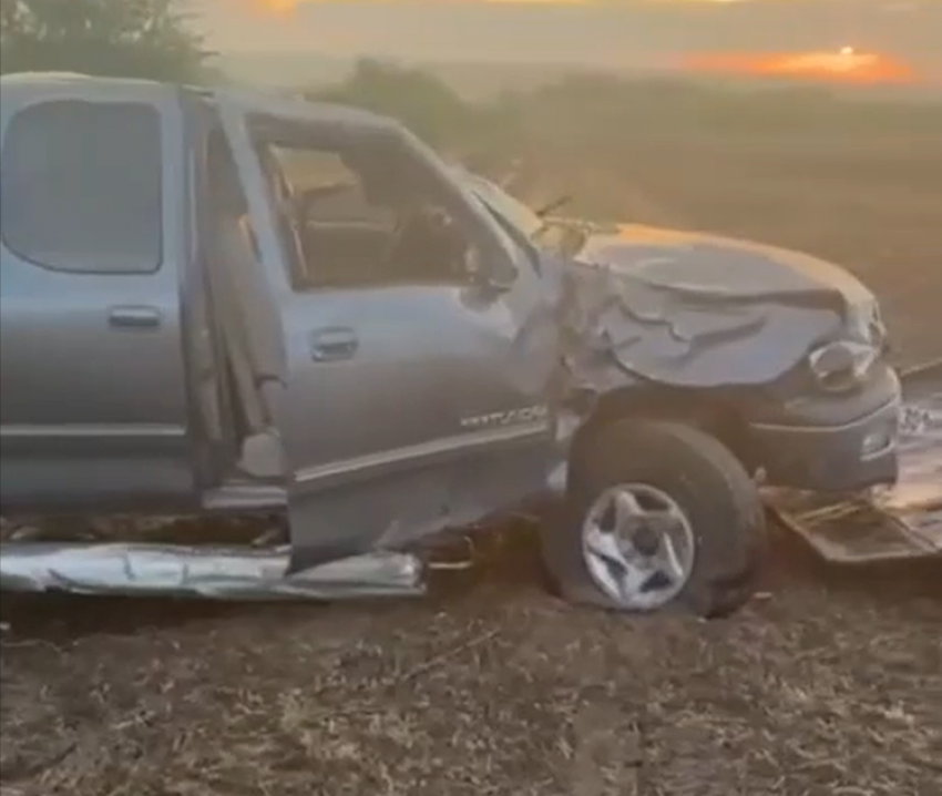 Машину кидало по дороге туда и обратно - видео с места трагического ДТП вблизи Таганрога