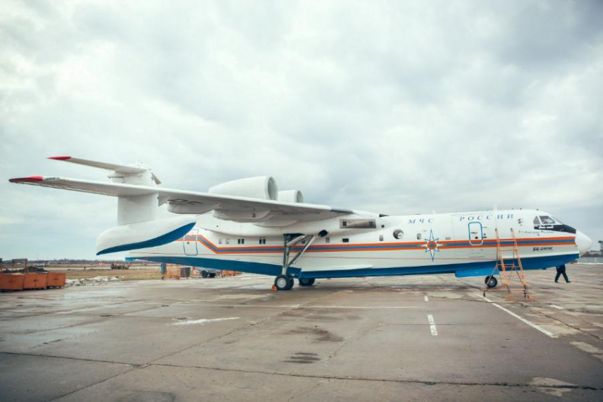 14 февраля в Таганроге поднялся в воздух Бе-200ЧС