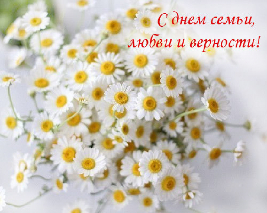 Сегодня всероссийский день семьи, любви и верности