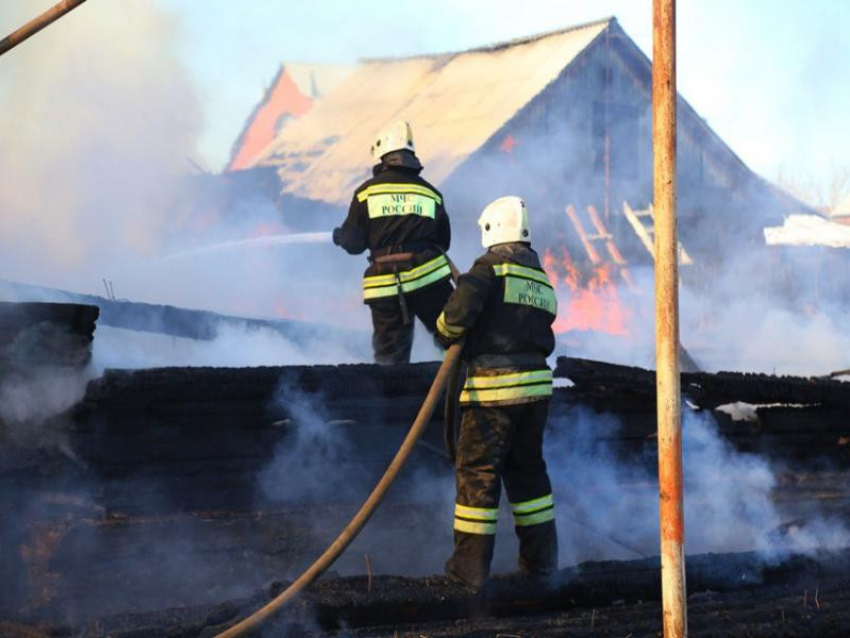 В поселке Новобессергеновка в пожаре погиб пенсионер