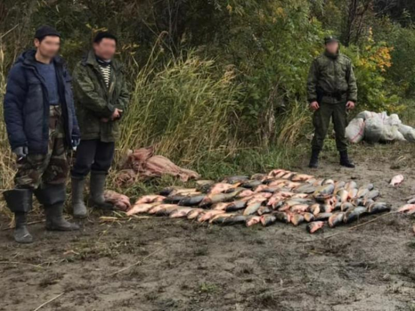 Браконьеров с уловом на 170 тысяч рублей поймали в Таганрогском заливе