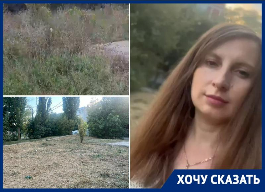 После публикации «Блокнот» покосили траву в Военном городке Таганрога