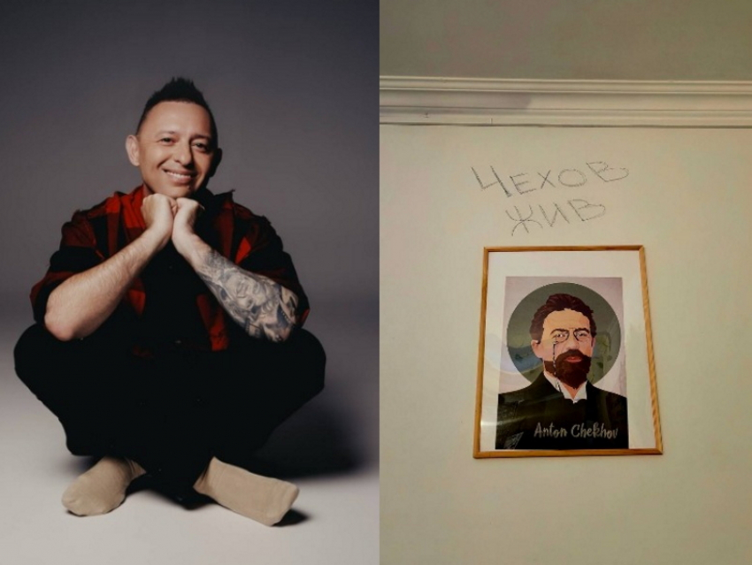 «Чехов жив»: Рома Зверь сделал фотоподборку видов Таганрога в феврале