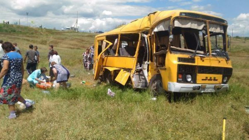 В ужасном столкновении двух рейсовых автобусов под Таганрогом погибли пассажиры