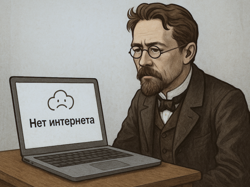 Свето-интернетный коллапс в центре Таганрога