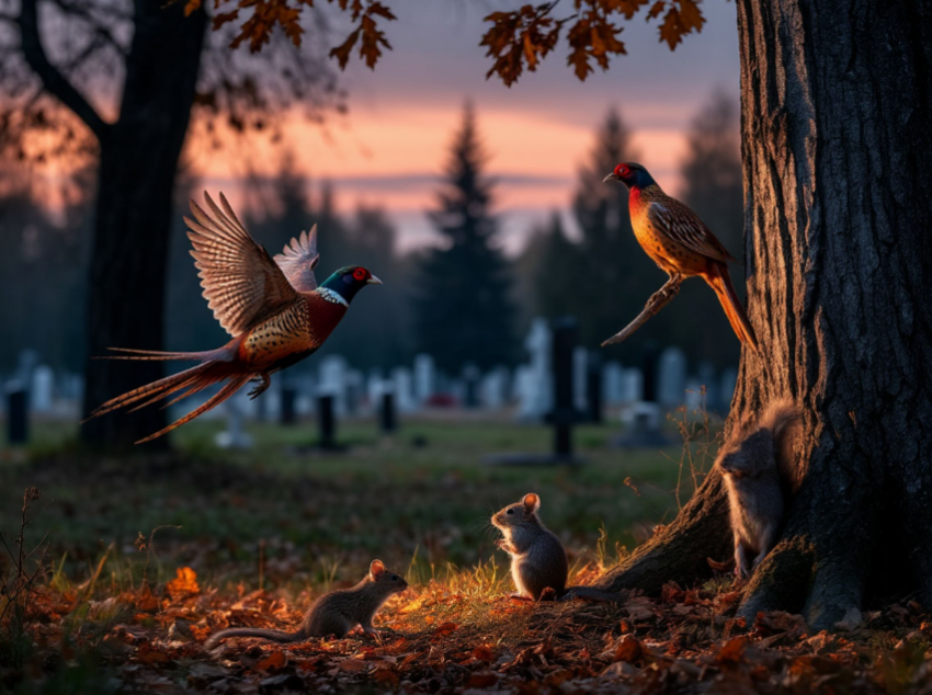 Дикие звери заселяют действующее кладбище в Таганроге