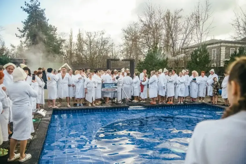 Крещенские купания в GREENWICH-PARK