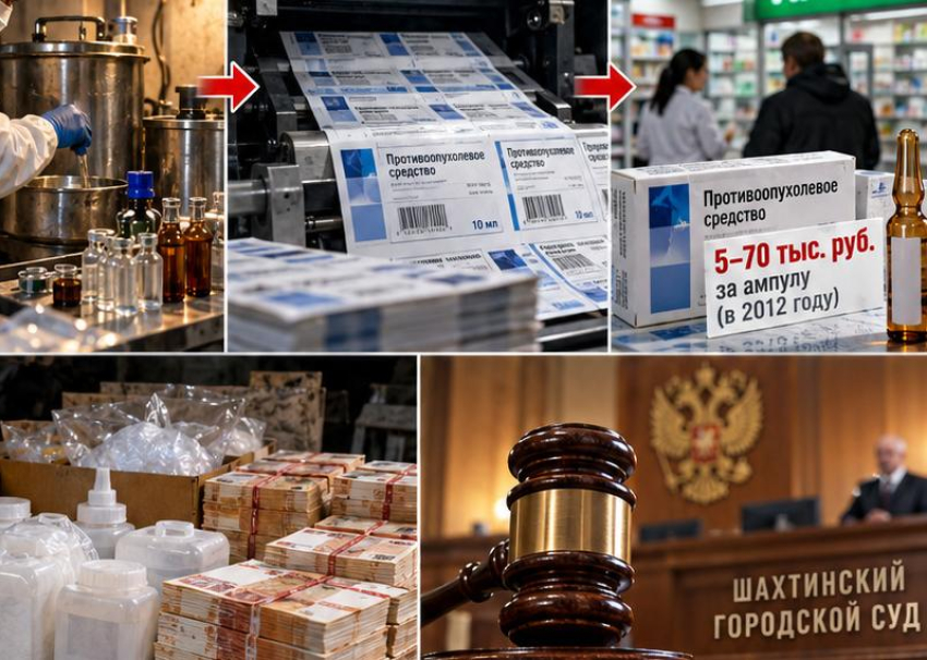 Этикетки для фальшивых лекарств печатали в Таганроге: изготовителя осудили в Шахтах на 16 лет после 12 летнего розыска