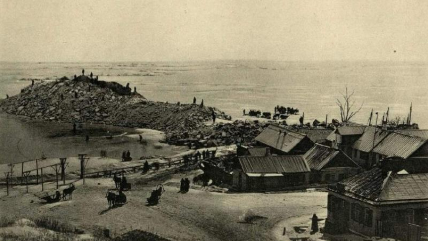130 лет назад ледовый шторм разрушил побережье Таганрога